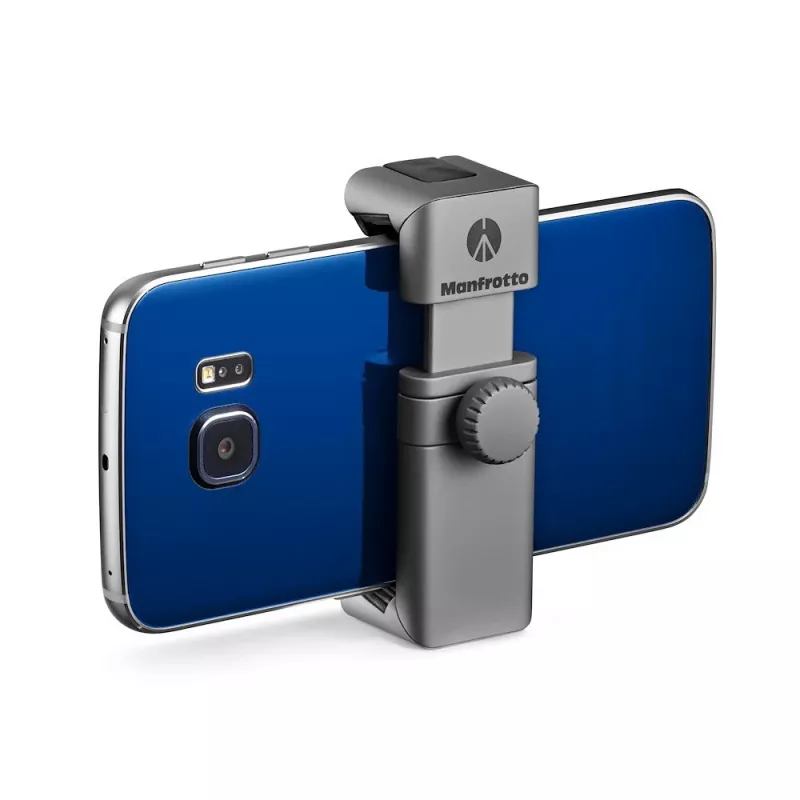 Manfrotto MTWISTGRIP Pinça Universal para Smartphone com Twist-Lock, Alumínio, Preto/Cinzento