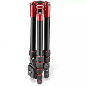Manfrotto Element Traveller Tripé de Alumínio 5 Secções com Cabeça de Esfera, Vermelho