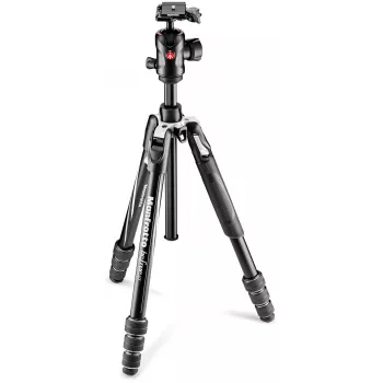 Manfrotto Befree GT Kit Tripé em Fibra de Carbono com Cabeça de Esfera 496GT (MKBFRTA4GT-BH)