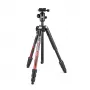 Manfrotto MKELMII4RD-BH Element MII Tripé de alumínio de 4 secções com cabeça de esfera, vermelho