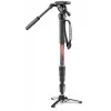 Manfrotto Element MII Tripé de vídeo com cabeça fluida 400, alumínio, preto