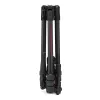 Manfrotto MKBFRTC4GTFB-3W Befree GT Tripé de viagem em fibra de carbono com cabeça fluida de 3 vias, fechos de rosca, capacidade 10 kg, altura máx. 164 cm, preto