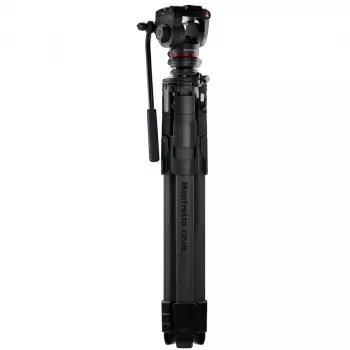 Manfrotto ONE kit de tripé de fibra de carbono com cabeça fluida 500X (MKONEC-500X)