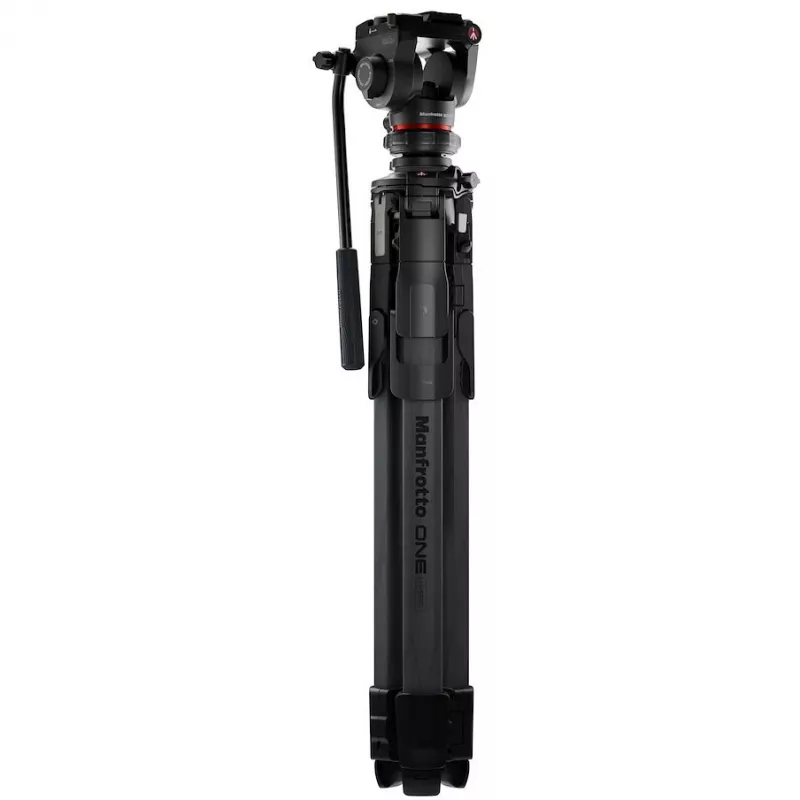 Manfrotto ONE kit de tripé de fibra de carbono com cabeça fluida 500X (MKONEC-500X)