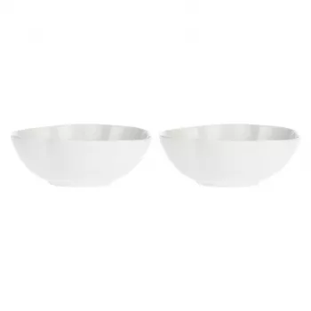 LA PORCELLANA BIANCA Conjunto de 2 taças redondas grandes Villadeifiori - branco, 23 cm