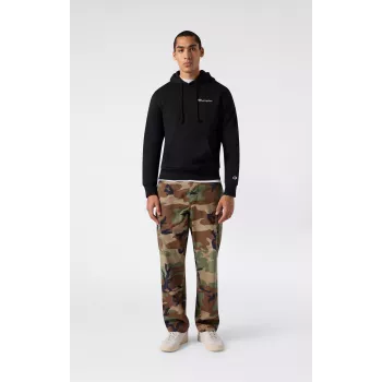 Champion Camisola com capuz para homem preta 2XL