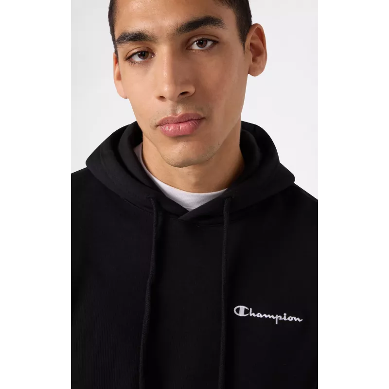 Champion Camisola com capuz para homem preta 2XL