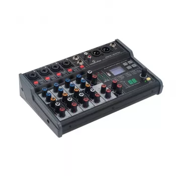 Misturador analógico de 4 canais Soundsation MIOMIX-404FXM com USB e efeitos