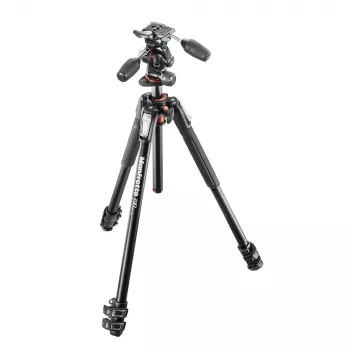 Tripé em alumínio Manfrotto MK190XPRO3-3W com cabeça de 3 vias