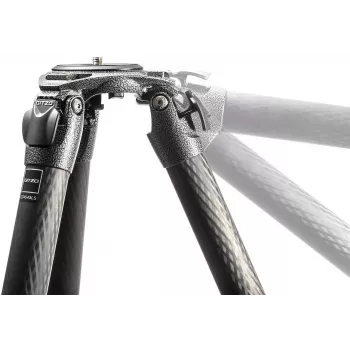 Tripé em fibra de carbono Gitzo GT5563GS Systematic Series 5 Carbon eXact, 6 segmentos de pernas, capacidade de 40 kg