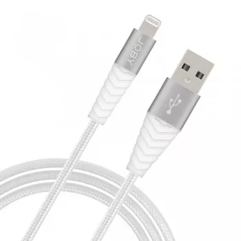 JOBY cabo de carregamento e sincronização Lightning, 1,2 m, branco (JB01812-BWW)