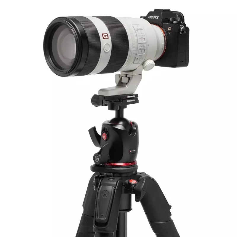 Tripé em alumínio Manfrotto 055XPRO3 com cabeça de esfera MHXPRO-BHQ2