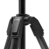 Sistema de tripé de vídeo em fibra de carbono Manfrotto 055 com cabeça fluida 502AH