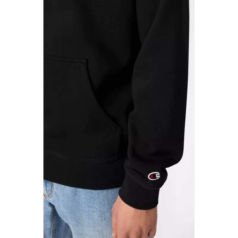 Champion Sweatshirt com capuz para homem preto 220271 KK001 tamanho M