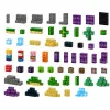 LEAN TOYS Magnetic Blocks Pixels Cubes Square World 100 unid.