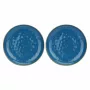 ROSE&TULIPANI Concerto Blu Avio conjunto de 2 pratos redondos 32 cm azul-marinho