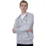Champion Sweatshirt com capuz e fecho completo para homem cinzento mesclado 220260 EM021 M