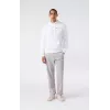 Champion Sweatshirt com capuz para homem branco 221790 WW001 2XL