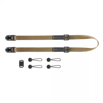 Correia de transporte de câmara Peak Design L-CY-3 Coyote com sistema Anchor-Link