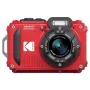 Câmara compacta Kodak WPZ2RD6 vermelha 16,35 MP à prova de água com Wi-Fi