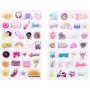 Conjunto de autocolantes decorativos Kodak x Barbie, mais de 50 autocolantes (RODB2X3SCAM)