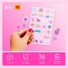 Conjunto de autocolantes decorativos Kodak x Barbie, mais de 50 autocolantes (RODB2X3SCAM)