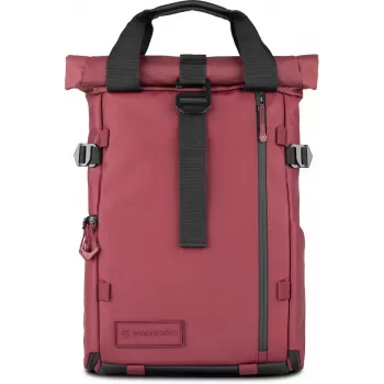 Mochila compacta para o dia a dia Wandrd PRVKE 15L, Rhone Burgundy (PK15-RB-PB-4)