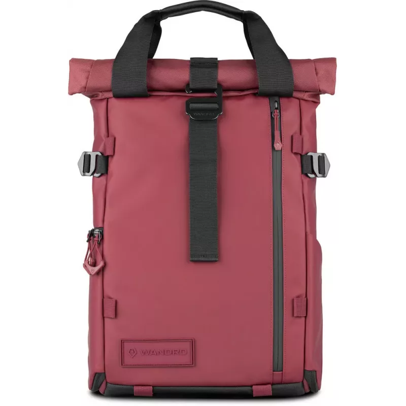 Mochila compacta para o dia a dia Wandrd PRVKE 15L, Rhone Burgundy (PK15-RB-PB-4)