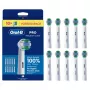Oral-B Pro Precision Clean cabeças de substituição, pack de 10, cerdas médias, tecnologia CleanMaximiser, compatível com todas as escovas de dentes elétricas Oral-B exceto Pulsonic & iO