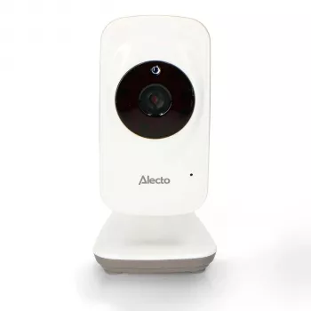 Alecto DVM71CAM câmara adicional para babyphone DVM71 - 2,4 GHz FHSS, visão noturna, intercomunicador, sensor de temperatura, branco