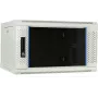 DSIT DS6406W armário de servidor de parede 6U com porta de vidro, branco, 600 x 450 x 367 mm
