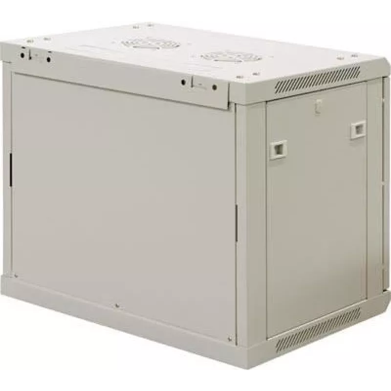 DSIT DS6406W armário de servidor de parede 6U com porta de vidro, branco, 600 x 450 x 367 mm