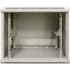 DSIT DS6406W armário de servidor de parede 6U com porta de vidro, branco, 600 x 450 x 367 mm
