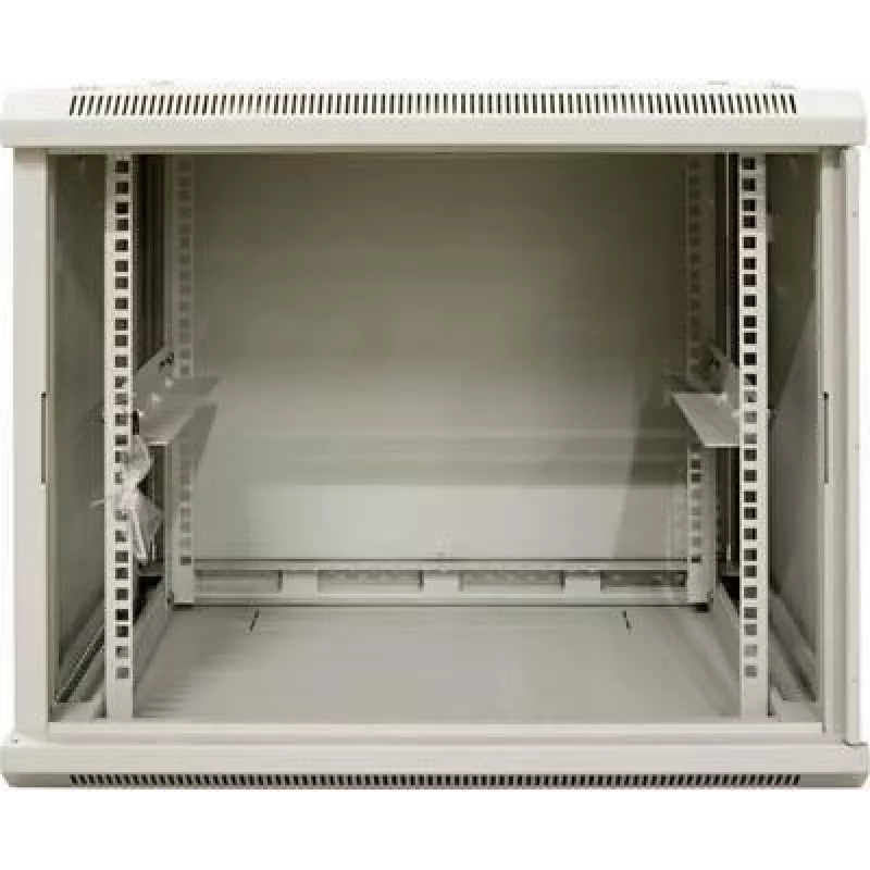 DSIT DS6406W armário de servidor de parede 6U com porta de vidro, branco, 600 x 450 x 367 mm