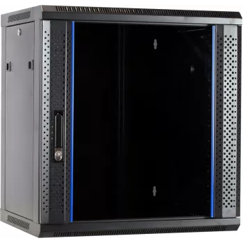 DSIT armário de servidor de parede 12U com porta de vidro 600x450x634 mm