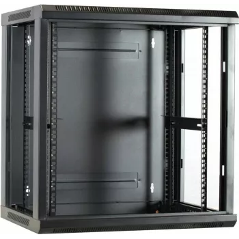 DSIT armário de servidor de parede 12U com porta de vidro 600x450x634 mm