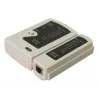 DSIT testador de cabos de rede para RJ11 RJ12 RJ45 ISDN Cat5 Cat5e Cat6 Cat6a UTP STP com indicador LED