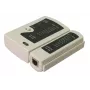 DSIT testador de cabos de rede para RJ11 RJ12 RJ45 ISDN Cat5 Cat5e Cat6 Cat6a UTP STP com indicador LED