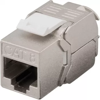 DSIT keystone jack CAT8 STP para cravar, módulo RJ45 blindado DS-KC-STP8-TL
