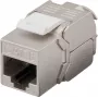 DSIT keystone jack CAT8 STP para cravar, módulo RJ45 blindado DS-KC-STP8-TL
