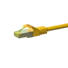 DSIT cabo de rede RJ45 Cat.7 S/FTP PiMF, 3m, amarelo - 10Gbps, 600MHz, PoE++