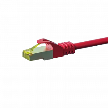 DSIT cabo de rede Cat.7 S/FTP PiMF RJ45 - 7,5 m vermelho
