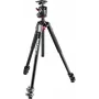 Tripé Manfrotto 190XPRO3 em alumínio com cabeça de esfera XPRO e placa de libertação rápida 200PL-PRO
