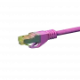 Cabo de rede DSIT Cat.7 S/FTP PiMF, RJ45, rosa, 30 m