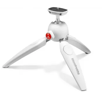 Mini tripé Manfrotto PIXI EVO branco com cabeça de esfera