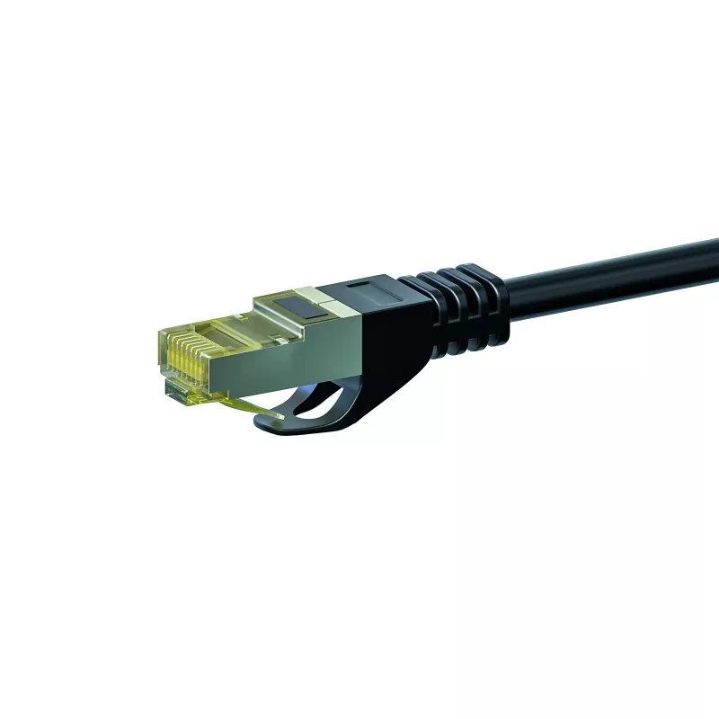 Cabo de rede DSIT Cat.7 S/FTP (PiMF) RJ45, 50 m, preto