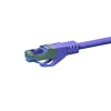 Cabo de rede DSIT CAT 6a LSOH - S/FTP - 0,25 m - violeta (DC-6A8-002)