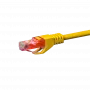 Cabo de rede patch Ethernet DSIT CAT6 U/UTP, 0,25 m, amarelo, 100% cobre, RJ45, 10 Gbit/s, 250 MHz
