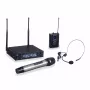 Sistema de microfone sem fios UHF de dois canais Soundsation WF-U2302