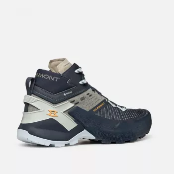 Sapatos de caminhada Garmont 9.81 Onyx Mid GTX para homem - Nights Blue/Plein Blue, tamanho 44.5